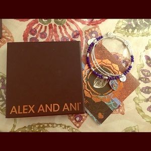 Alex & Ani Peacock Set of 2